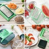 Nicer Dicer - Chef - Groentesnijder - 15-delig - 3300ml Opvangbak