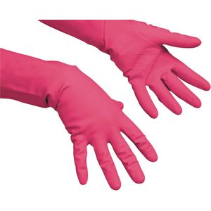 Vileda handschoenen Multi Purpose, latex, small, rood - blauw Papier 4023103080041