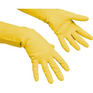 Vileda handschoenen Multi Purpose, large, geel - blauw Papier 231