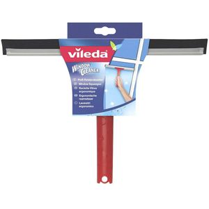 Vileda Professionele raamwisser met hoogwaardige rubberen lip voor streepvrij, raamreiniger, ook ideaal voor de douche, natuur