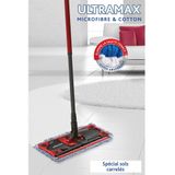 Vileda UltraMax Micro&Cotton Vervanging - 1 per verpakking - Speciale tegelhoes