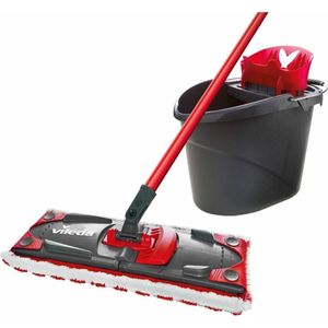 Vileda - UltraMax Power 2-in-1 – Complete Dweil- en Emmerset Microvezel Vlakke Mop