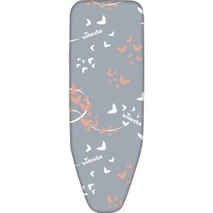 Vileda 172217 Premium 2-in-1 strijkplankhoes, geschikt voor planken van 110 - 130 x 30 - 45 cm