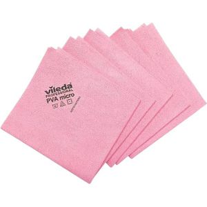 Microvezeldoek - Rood - Non-woven - PVA Coating