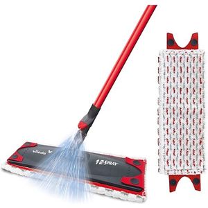 Vileda 1.2. Spray spraymop + extra vervanging - Microvezelmop met spraysysteem - Geschikt voor alle soorten vloeren