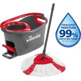 Vileda - Turbo - Dweilmopset - Rood - Microvezel - Inclusief Pedaalemmer