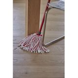 Vileda SuperMocio Microfiber&Power Vervanging - 1 per verpakking - Geschikt voor alle franjemopsystemen van Vileda
