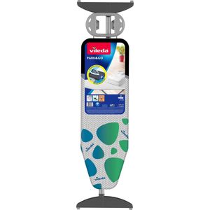Vileda Park&Go M Strijkplank - 120x38 cm Strijkoppervlak - Hittebestendige parkeerzone