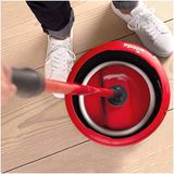 Vileda Spin & Clean Mop Complete Set Rood en Zwart