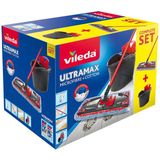 Vileda Ultramax Micro/Cotton Tegelvloerset - Compleet met Emmer en Mop