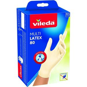 Vileda Multi Latex Handschoenen M/L 80 Stuks