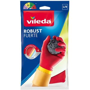 Vileda - Handschoenen Robust - 12x - Large - Ultrasterk en Comfortabel
