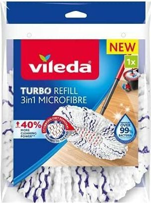 Vileda TURBO 3in1 - Vervanging - Microvezel