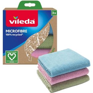 Vileda Microfibre gerecycleerde microvezeldoek