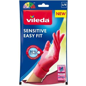 12x Vileda Handschoenen Sensitive Easy Fit Large 1 paar