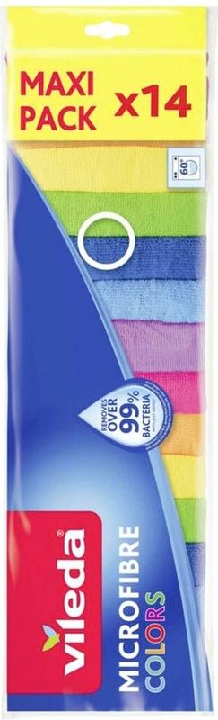 Vileda Microvezeldoek Colors 14 stuks