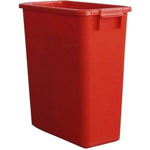 Universele bak, inhoud 60 l, l x b x h = 555 x 280 x 590 mm, rood