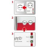 FRITZ!DECT Repeater 100 - Versterker - Wit - Voor DECT Telefoons