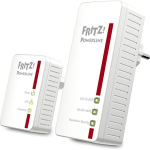 AVM FRITZ!Powerline 540E Set- Powerline-adapter - 2-Pack - WiFi Punt - Powerline 500 Mbps