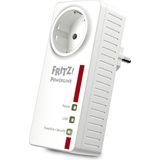 AVM FRITZ!Powerline 1220E International Extra Adapter/Extender 1.200 Mbit/s (PLC, IEEE P1901, 2 x Gigabit LAN, ideaal voor NAS-toepassingen en HD-streaming)