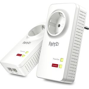 AVM FRITZ!Powerline 1220 - Powerline Adapter - Zonder WiFi - 1200 Mbps - 2-Pack