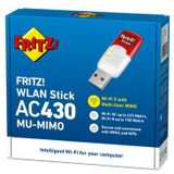 AVM - FRITZ!WLAN Stick AC 430 - WiFi Adapter - Zwart - MU-MIMO