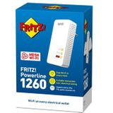 FRITZ!Powerline 1260E - Wifi Versterker - Gigabit - 1200 Mbit/s