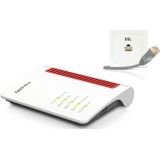 FRITZ!Box 7530 draadloze router Gigabit Ethernet Dual-band (2.4 GHz / 5 GHz) Zwart, Rood, Wit