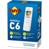 FRITZ!Fon C6 - Draadloze Telefoon - Zwart - Ergonomisch Design - High Definition Geluid