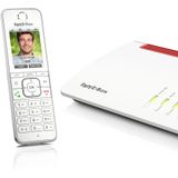 AVM FRITZ!Fon C6 DECT-comforttelefoon voor FRITZ!Box (hoogwaardig kleurendisplay, HD-telefonie, internet-/comfortdiensten, FRITZ!Box-functies aansturen) Internationale versie, wit
