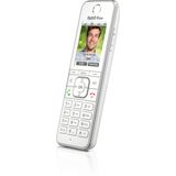 AVM FRITZ!Fon C6 DECT-comforttelefoon voor FRITZ!Box (hoogwaardig kleurendisplay, HD-telefonie, internet-/comfortdiensten, FRITZ!Box-functies aansturen) Internationale versie, wit