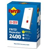 FRITZ! - Repeater 2400 - Wifi Versterker - Mesh - Wit