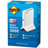 AVM FRITZ!Repeater 3000 - WiFi Versterker - WiFi punt - Tri-Band - AC WiFi 5 - 400 + 866 + 1733 Mbps