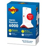 AVM FRITZ!Repeater 6000 AX WiFi Versterker Mesh WiFi Tri Band WiFi 6 1200 + 2400 + 2400 Mbps