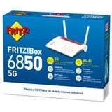 AVM - FRITZ!Box 6850 5G Edition - Router - Zwart - 5G