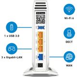 FRITZ!Box 4060 Draadloze Router Gigabit Ethernet Tri-band (2.4 GHz / 5 GHz / 5 GHz) Wit