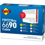 AVM FRITZ!Box 6690 Kabel/COAX Router Mesh Master Dual Band WiFi 6 Duits Model
