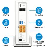 AVM FRITZ!Box 6690 Kabel/COAX Router Mesh Master Dual Band WiFi 6 Duits Model