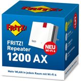 AVM FRITZ!Repeater 1200 AX - WiFi Versterker - WiFi punt - Dual-Band - AX WiFi 6 - 600 + 2400 Mbps