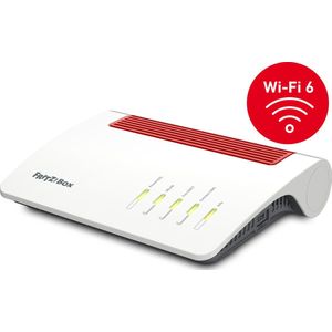 AVM FRITZ!Box 7590 AX - Wireless Router - DSL-Modem 4-Port-Switch - 1GbE - Wi-Fi 6 - Dual-Band