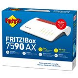 Fritz!Box - 7590 AX - Router - Wit - Wi-Fi 6 - DSL tot 300 Mbit/s