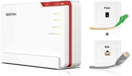 AVM - FRITZ!Box 5690 Pro - Wi-Fi 7 Router - Zwart - Glasvezel en DSL