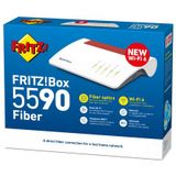 AVM - FRITZ!Box 5590 Fiber Edition - Router - Wit - Glasvezel
