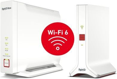 FRITZ! - Mesh Set - Wi-Fi 6 - Triband Router en Repeater - Tot 6000 Mbps