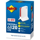 AVM - FRITZ!Box 6820 LTE - Draadloze Router - 4G - Internationaal Edition