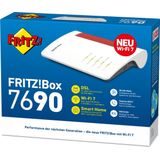 FRITZ!Box 7690 draadloze router Gigabit Ethernet Dual band ( GHz / 5 GHz) Wit