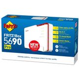 AVM - FRITZ!Box 5690 Pro Edition - Router - Zwart - Glasvezel en DSL