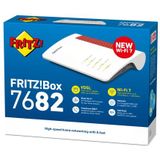 AVM - FRITZ!Box 7682 - Router - Wit - WLAN-standaard Wi-Fi 7 - 6960 Mbit/s