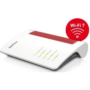 AVM - FRITZ!Box 7682 - Router - Wit - WLAN-standaard Wi-Fi 7 - 6960 Mbit/s