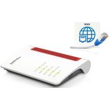 AVM - FRITZ!Box 4050 - Router - Zwart - Wi-Fi 6 - Mesh Wi-Fi